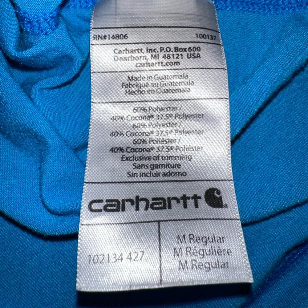 carhartt force extreme blue polo